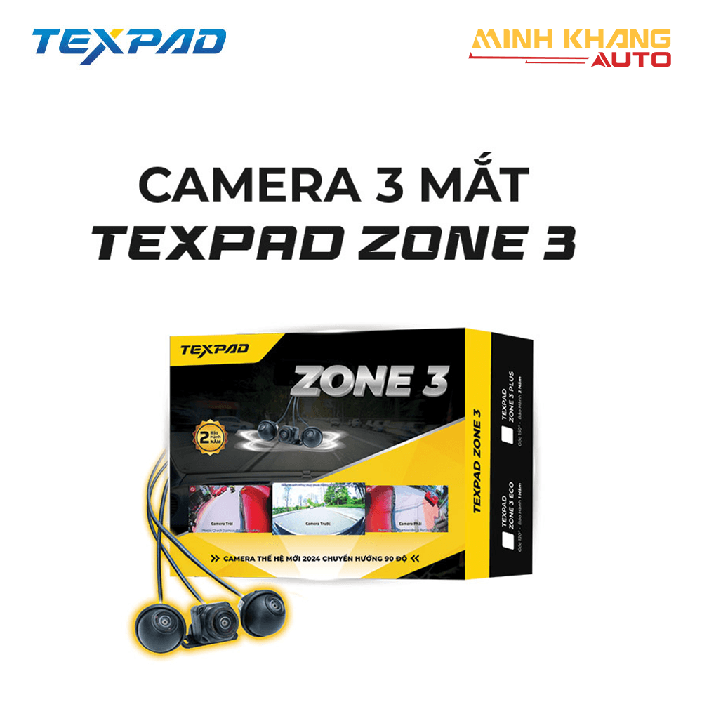 Camera 3 mắt ô tô Texpad Zone 3