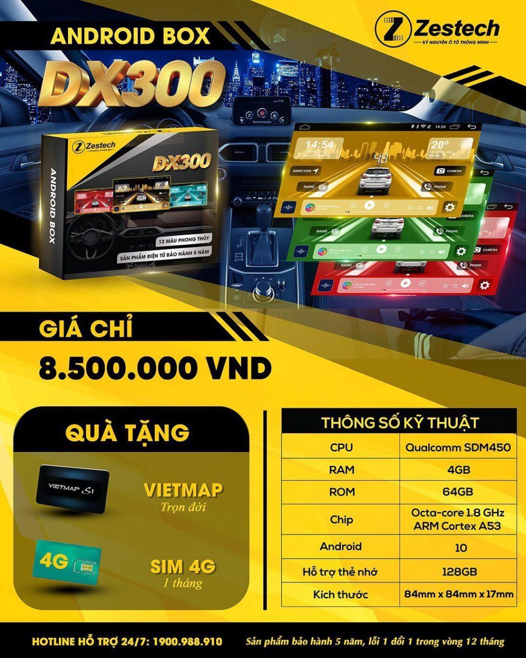 Android Box DX300 pro - “hô biến” màn hình Zin nguyên bản thành màn hình DVD Android thông minh mà