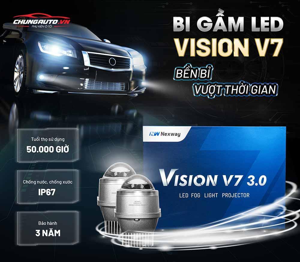 Độ bi gầm Nexway Vision V7 tại Minh Khang Auto- Độ xe tử tế - Đại lý chính hãng tại Hải Dương